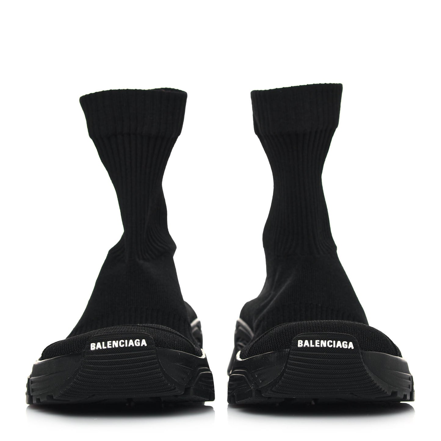 Technical Ribbed 3D Recycled Knit Womens Speed 3.0 Sneakers 40 Monocolor Black