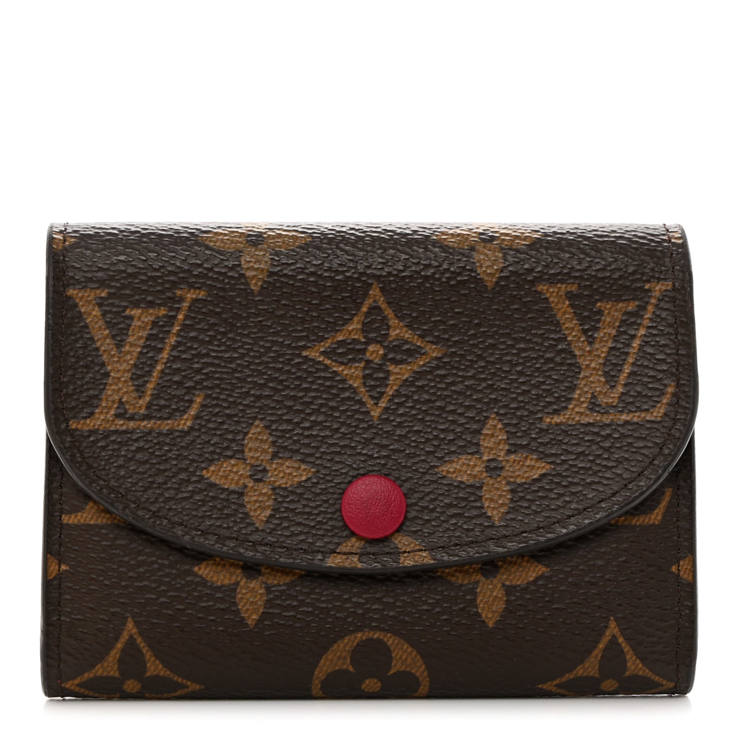 Monogram Rosalie Coin Purse Fuchsia