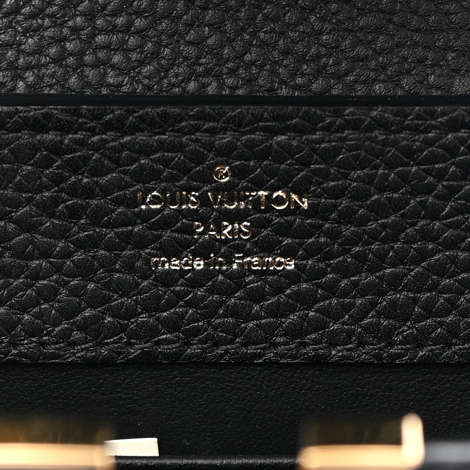 Louis Vuitton Taurillon Mini Capucines Black 7 of 9