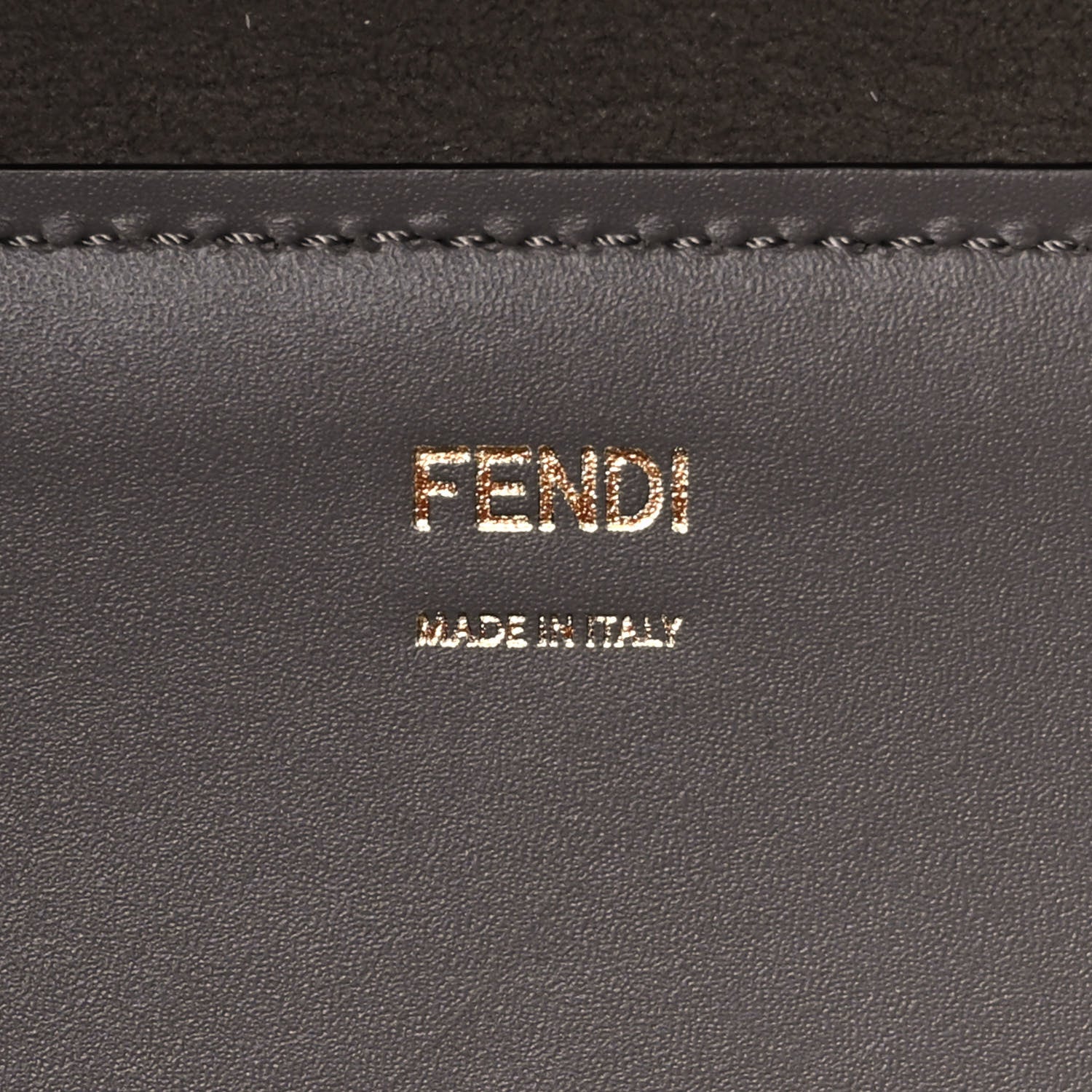 Fendi Vitello King Plexiglass Logo Embossed Large Fendi Sunshine Shopper Tote Moon 6 of 12