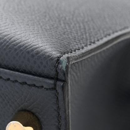 Hermes Epsom Kelly Sellier 28 Bleu Indigo 11 of 13
