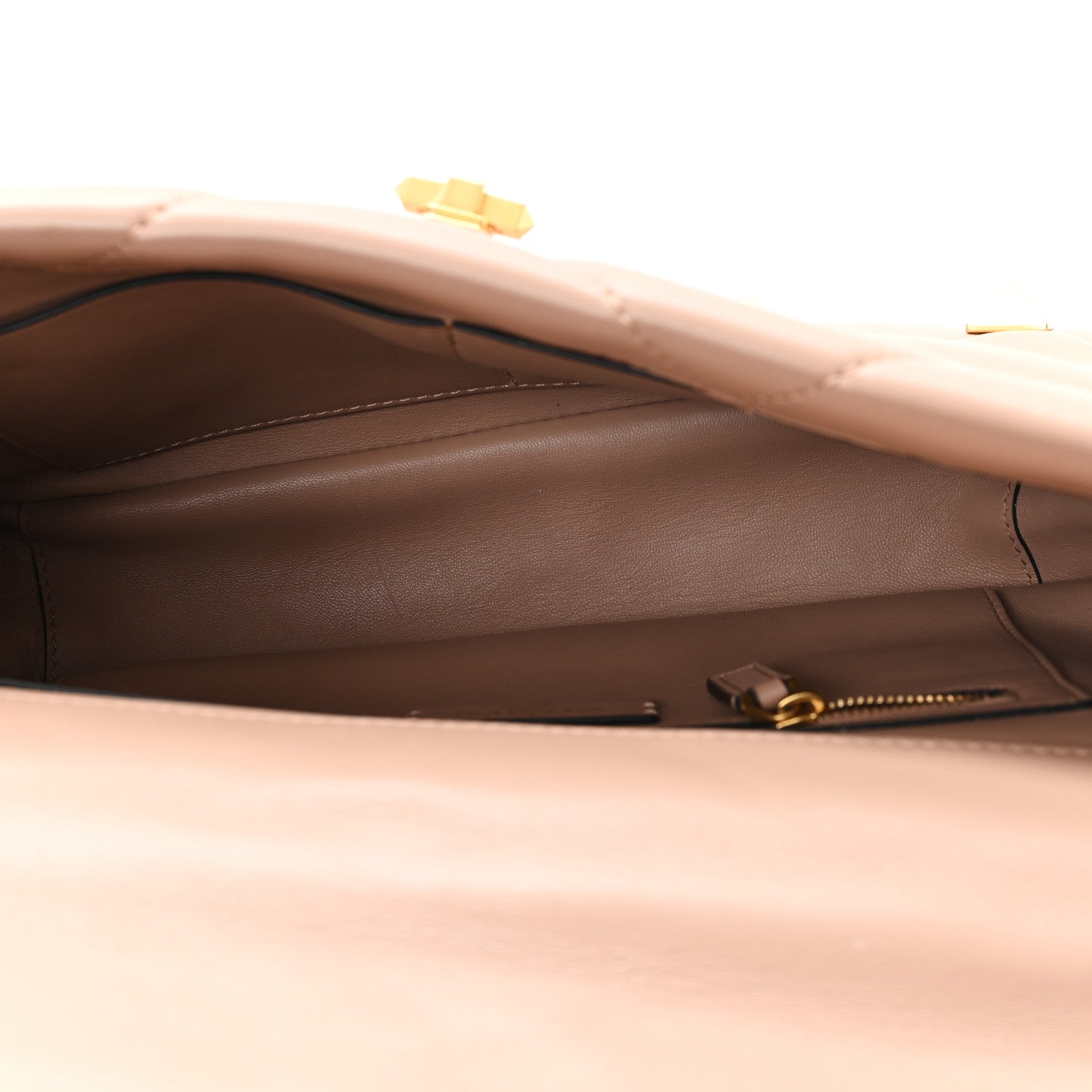 Valentino Garavani Nappa Large Roman Stud Shoulder Bag Rose Cannelle 5 of 11