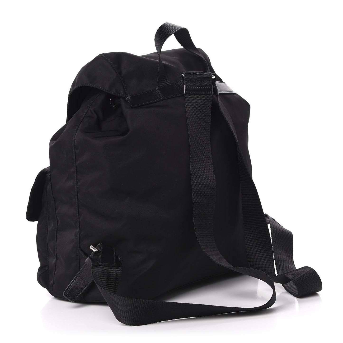 Nylon Vela Medium Backpack Black