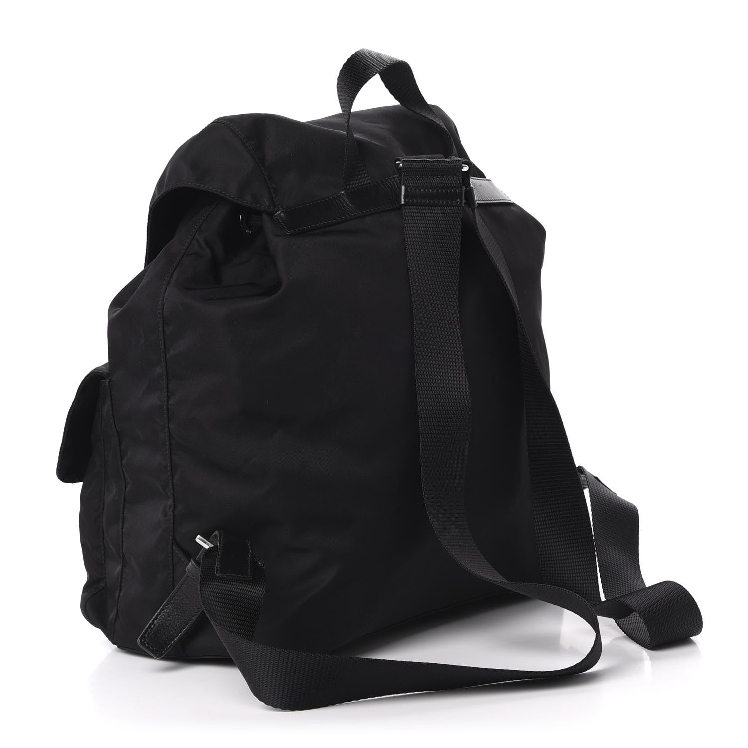 Prada Nylon Vela Medium Backpack Black 2 of 9
