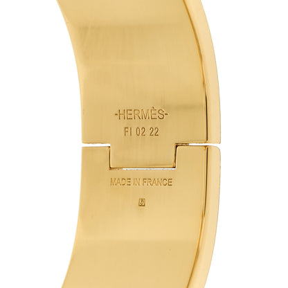 Hermes Enamel Wide Clic Clac H Bracelet PM White 4 of 4