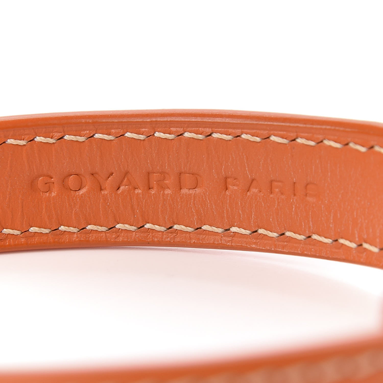Goyard Goyardine Dog Collar Orange 3 of 6