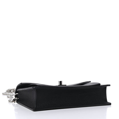 Louis Vuitton Soft Calfskin My Lockme Chain Pochette Black 3 of 4