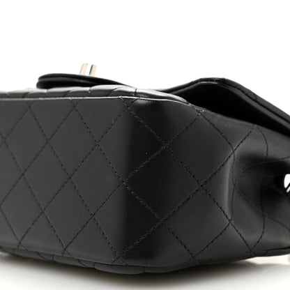 Chanel Lambskin Quilted Mini Square Flap Black 10 of 13