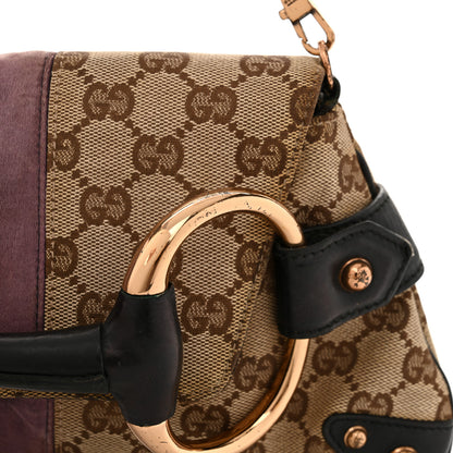 Gucci Tom Ford Monogram Horsebit Web Clutch Purple 15 of 16