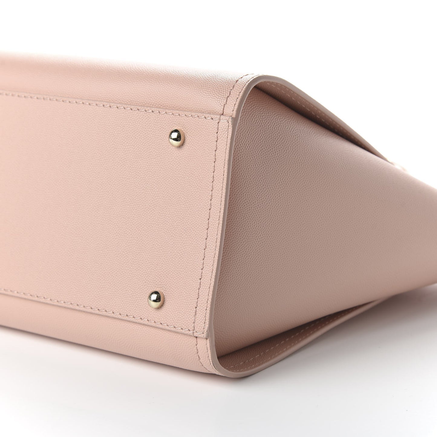 Caviar Small Studded Deauville Tote Light Pink