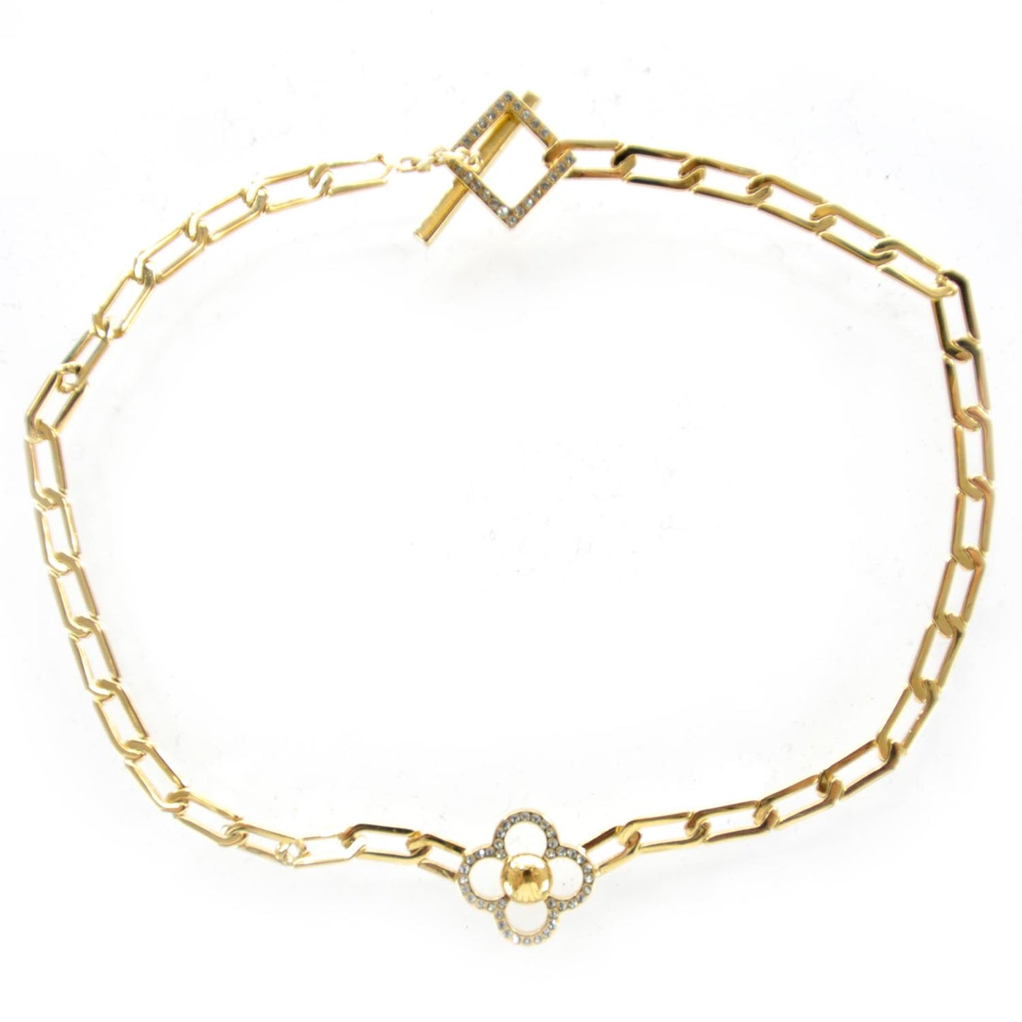 Flower Power Necklace Gold