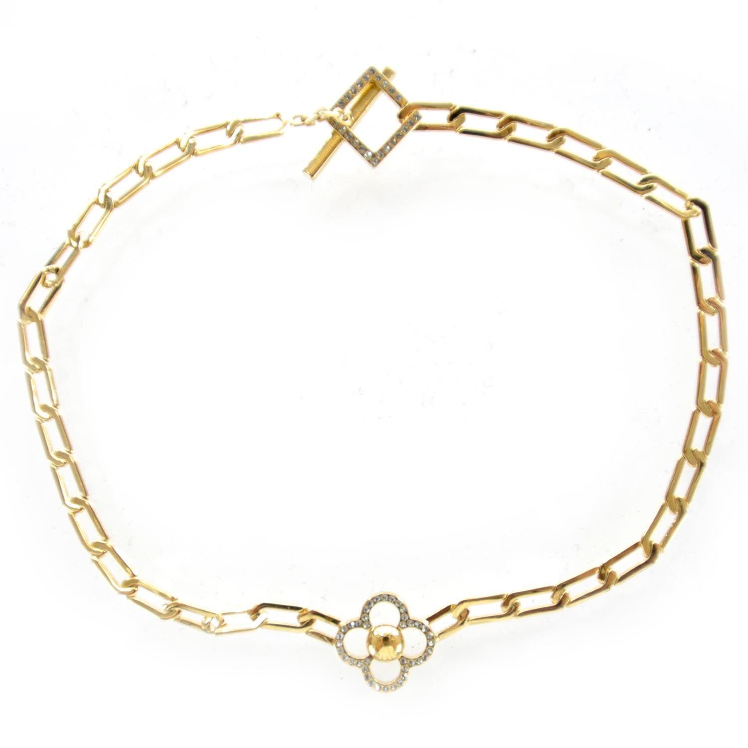 Louis Vuitton Flower Power Necklace Gold 1 of 6