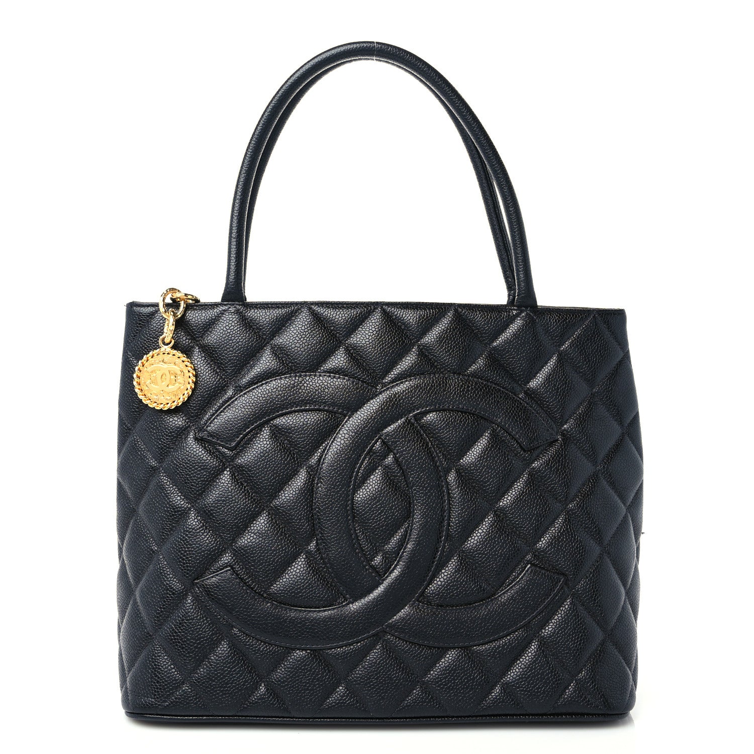 Chanel Caviar Quilted Medallion Tote Black 1 of 11
