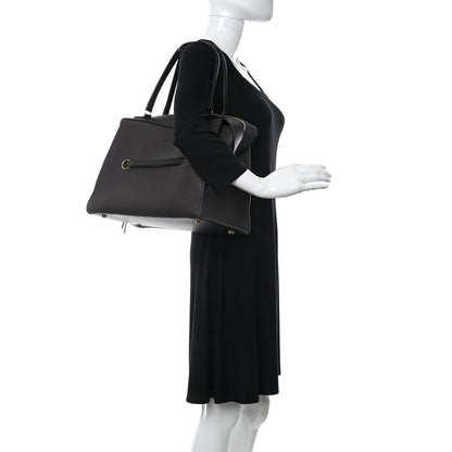 Celine Goatskin Smooth Calfskin Medium Ring Bag Dark Taupe 2 of 11