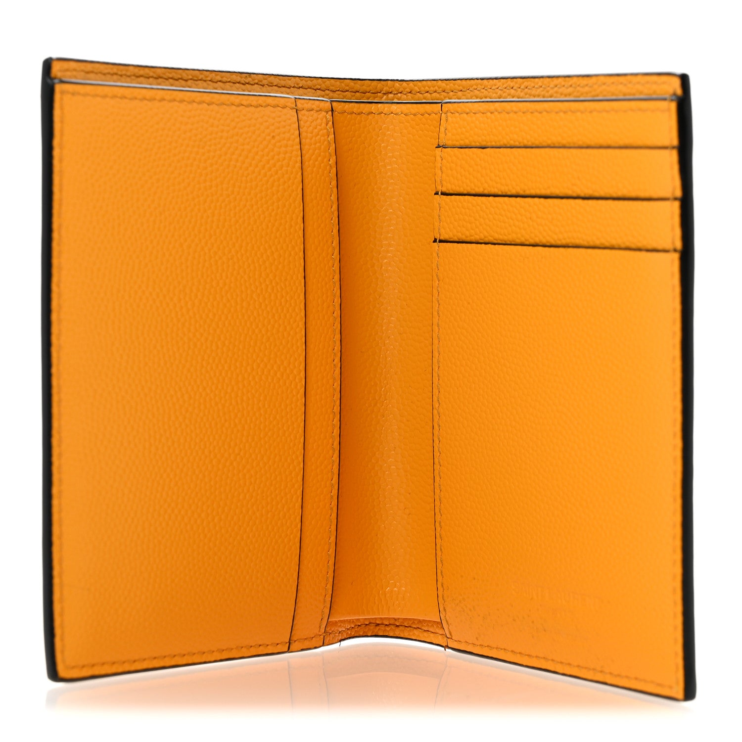Saint Laurent Grain De Poudre Credit Card Wallet Senape Yellow 5 of 7