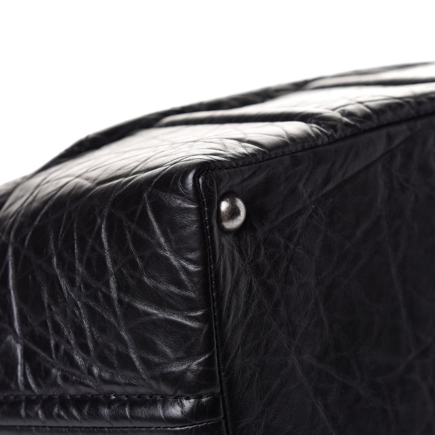 Calfskin Small Shopping In Moscow Tote Black