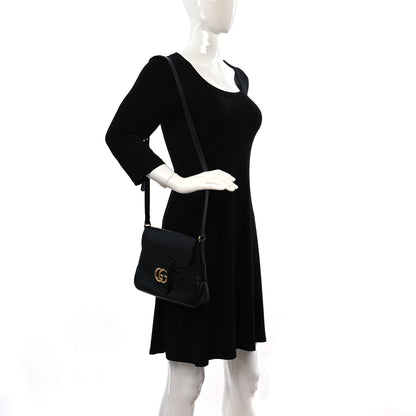 Gucci New Sakai Calfskin Lux Small Dahlia Messenger Shoulder Bag Black 2 of 9