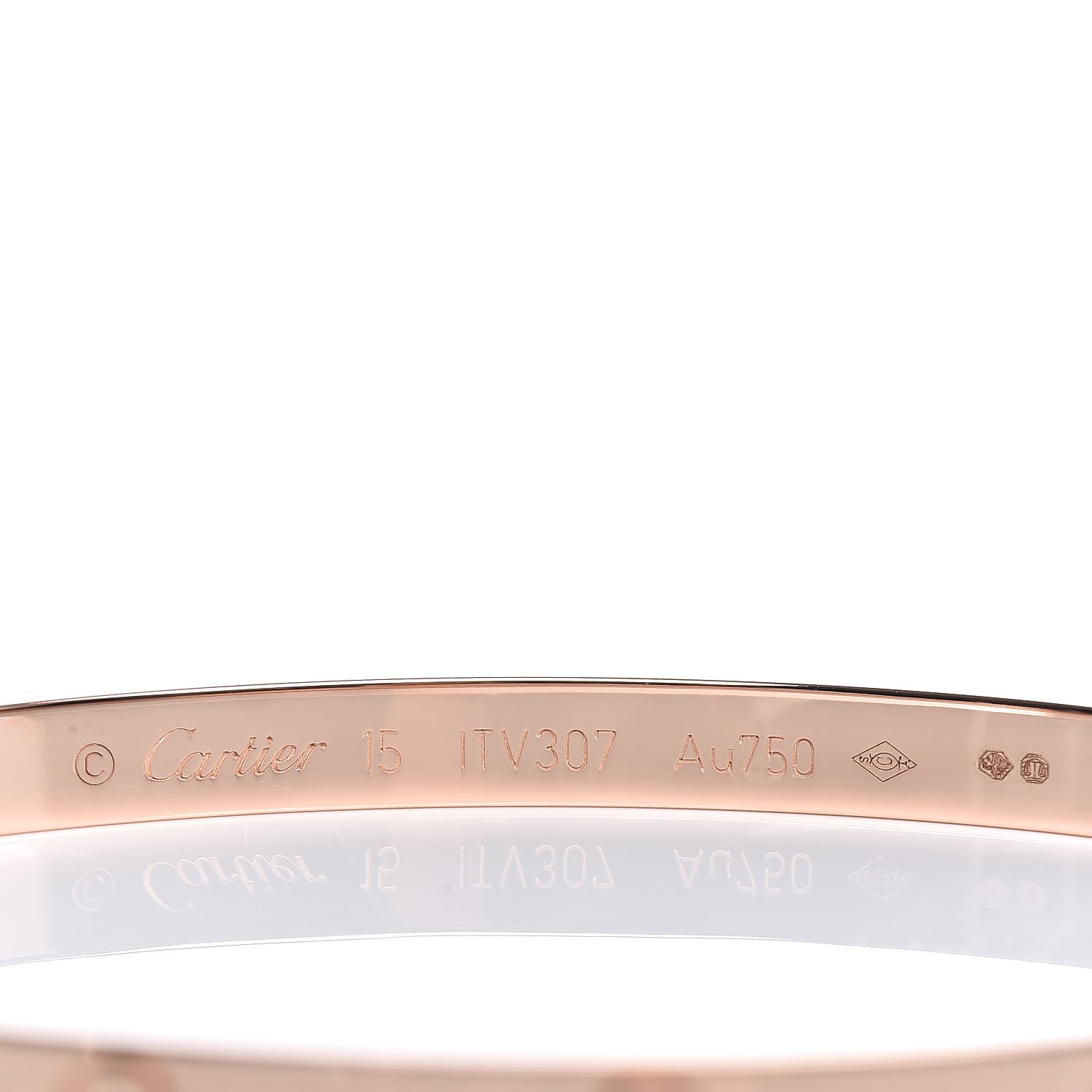 Cartier 18K Pink Gold Small LOVE Bracelet 15 4 of 5