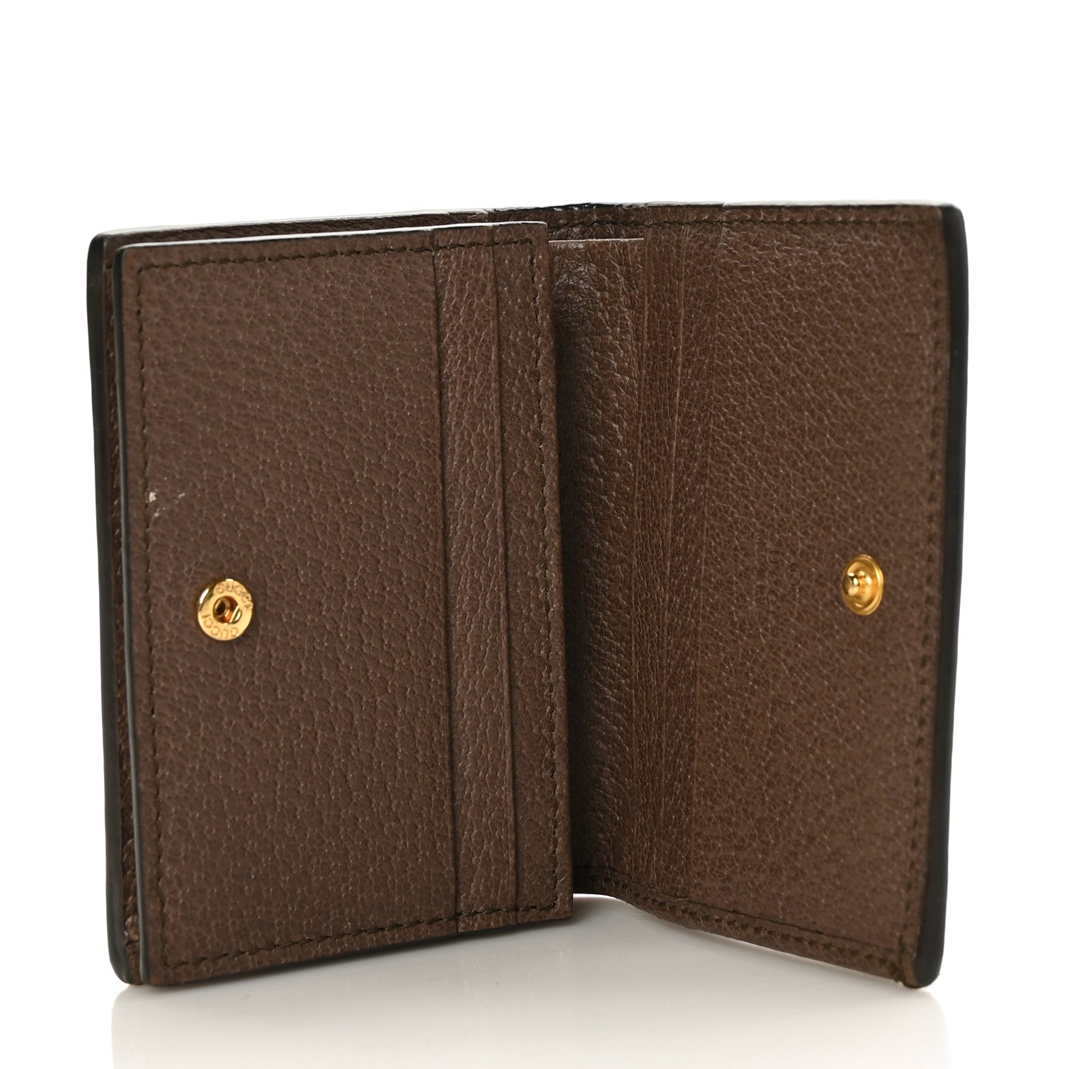 Gucci GG Supreme Monogram Web Ophidia Card Case Beige New Acero 5 of 8