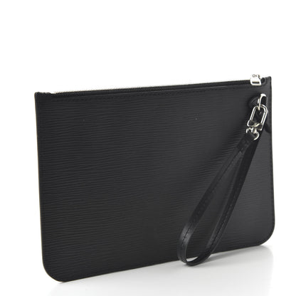 Louis Vuitton Epi Neverfull Pochette MM GM Black 3 of 10