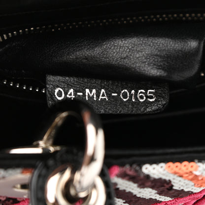 Christian Dior Patent Sequin Mini Lady Dior 9 of 11
