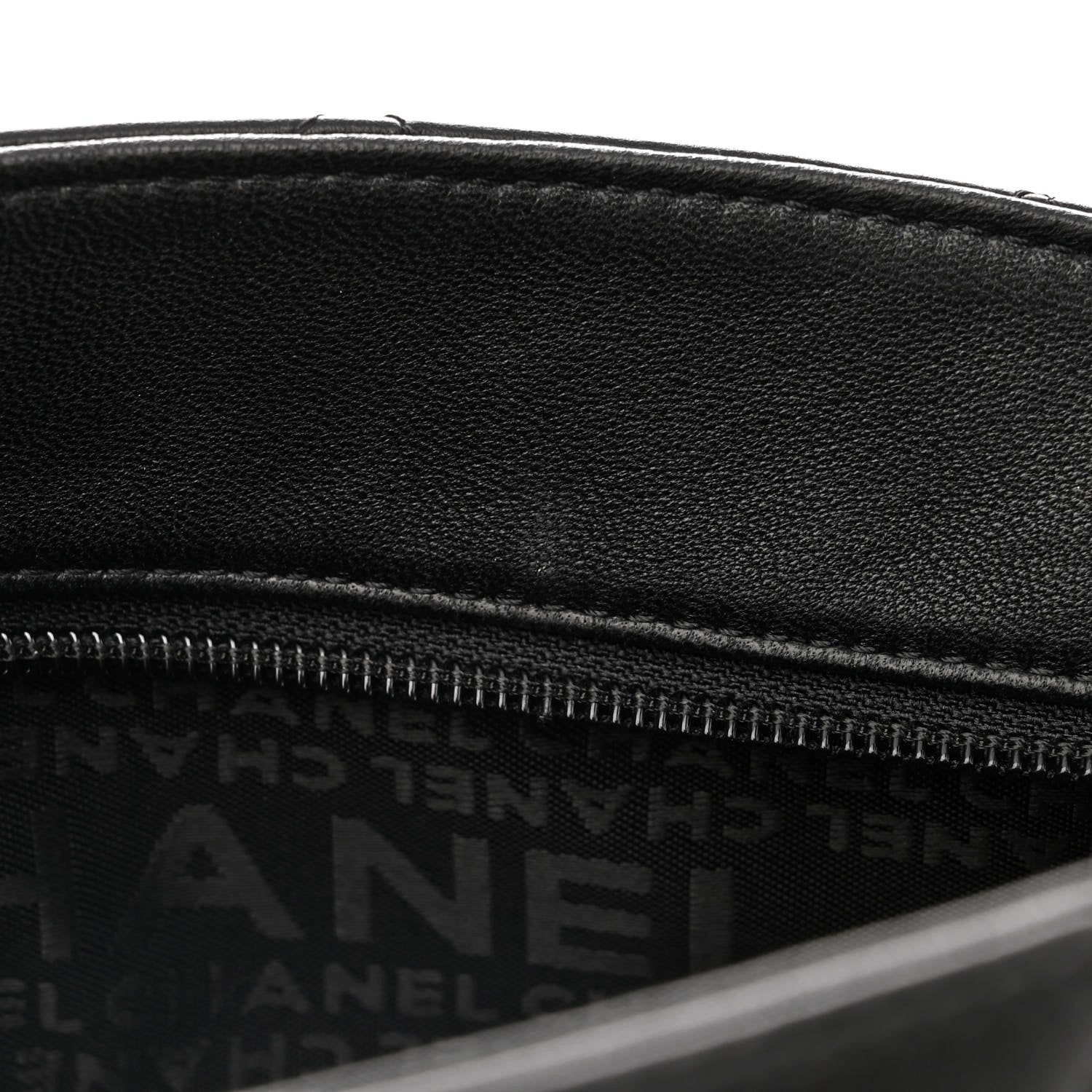 Chanel Lambskin Stitched Medium Ultimate Soft Tote Black 11 of 11
