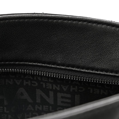 Chanel Lambskin Stitched Medium Ultimate Soft Tote Black 11 of 11