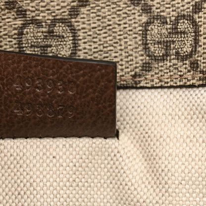 Gucci GG Supreme Monogram Neo Vintage Web Belt Bag Brown 7 of 13