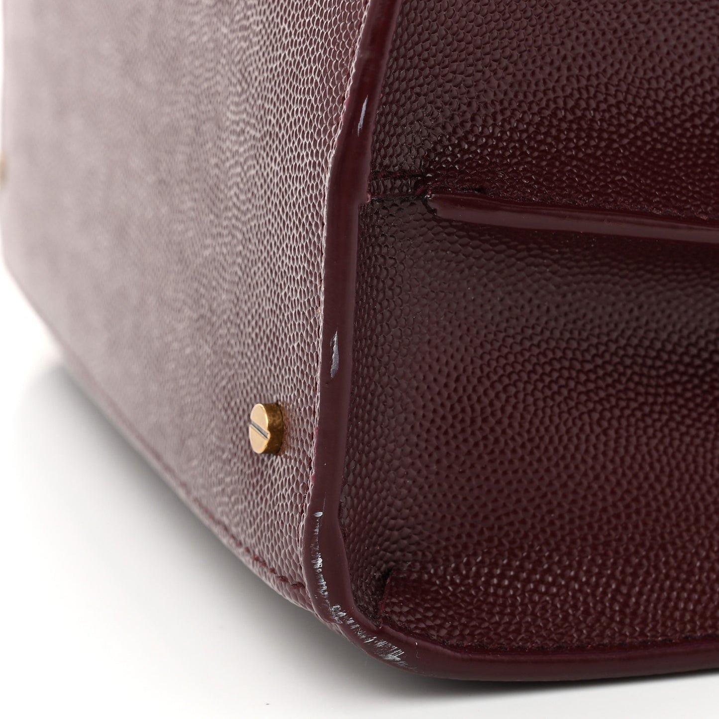 Grain de Poudre Medium Classic Monogram Cassandra Top Handle Rouge Legion