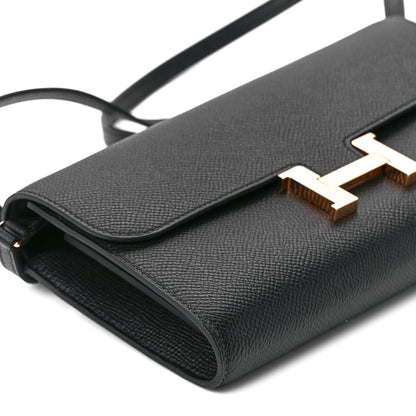 Hermes Epsom Constance Wallet To Go Black 10 of 11