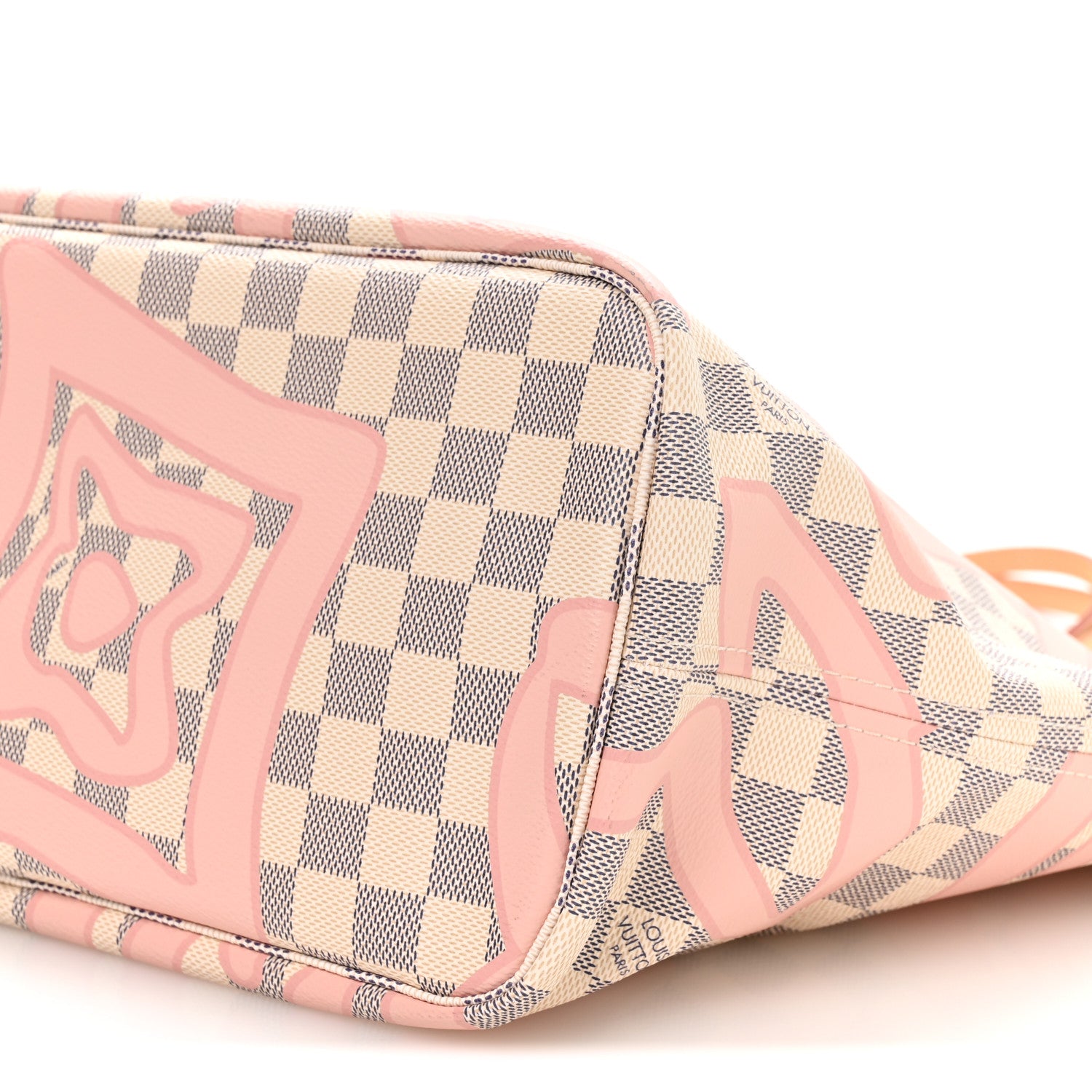 Louis Vuitton Damier Azur Tahitienne Neverfull MM 8 of 8