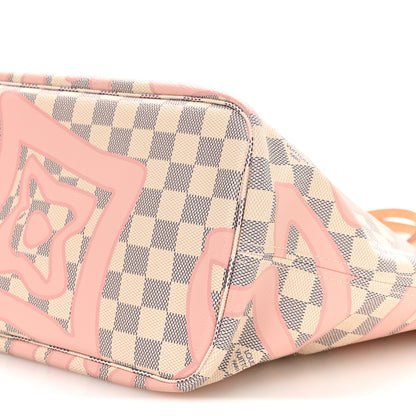 Louis Vuitton Damier Azur Tahitienne Neverfull MM 8 of 8