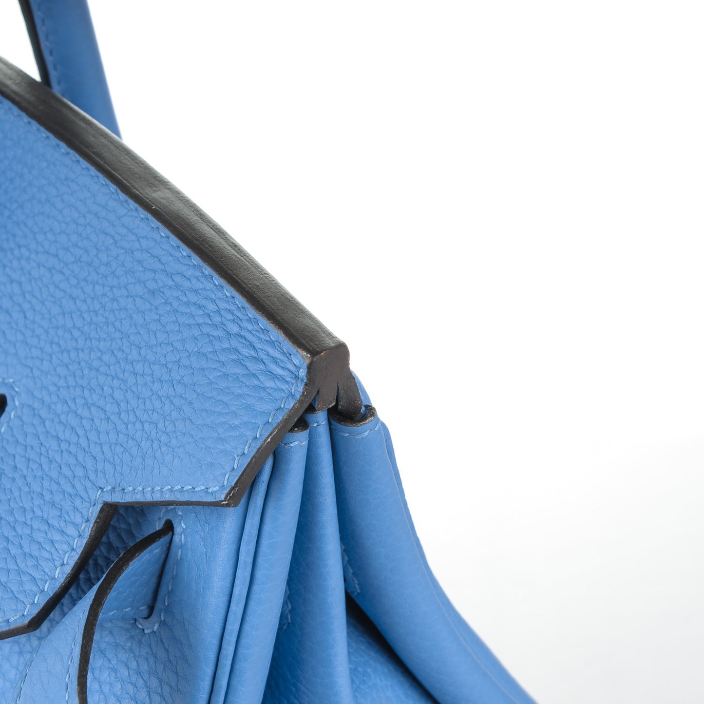 Taurillon Clemence Birkin 35 Bleu Paradis