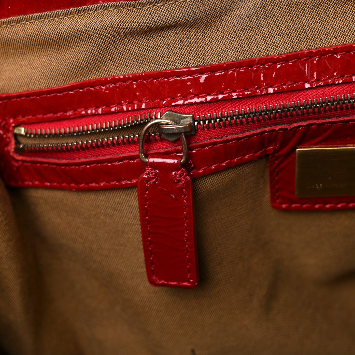Vitello Naplak Small Bag De Jour Rosso