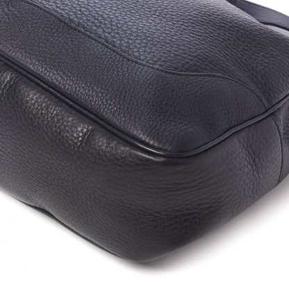 Gucci Pebbled Calfskin Medium Diana Bamboo Shoulder Bag Black 5 of 9