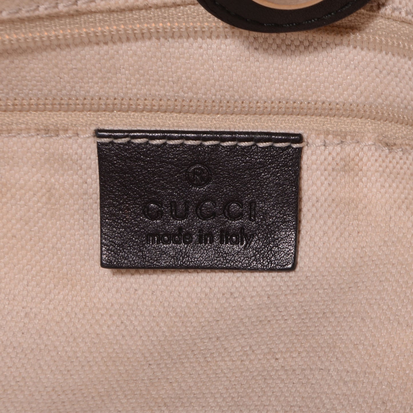 Guccissima Large Sukey Tote Black