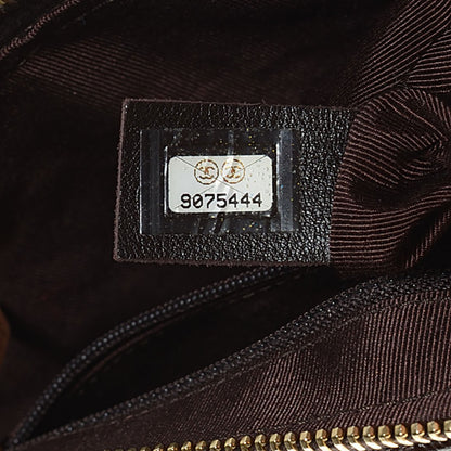 Chanel Caviar Quilted Pochette Brown 7 of 7