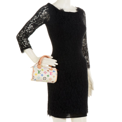 Louis Vuitton Monogram Multicolor Mini Sac HL Speedy White 2 of 7