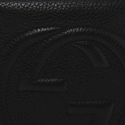 Gucci Pebbled Calfskin Small Soho Disco Bag Black 8 of 11