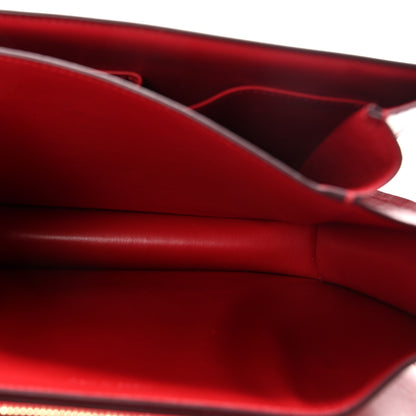 Celine Box Calfskin Medium Classic Box Flap Bag Red 5 of 9