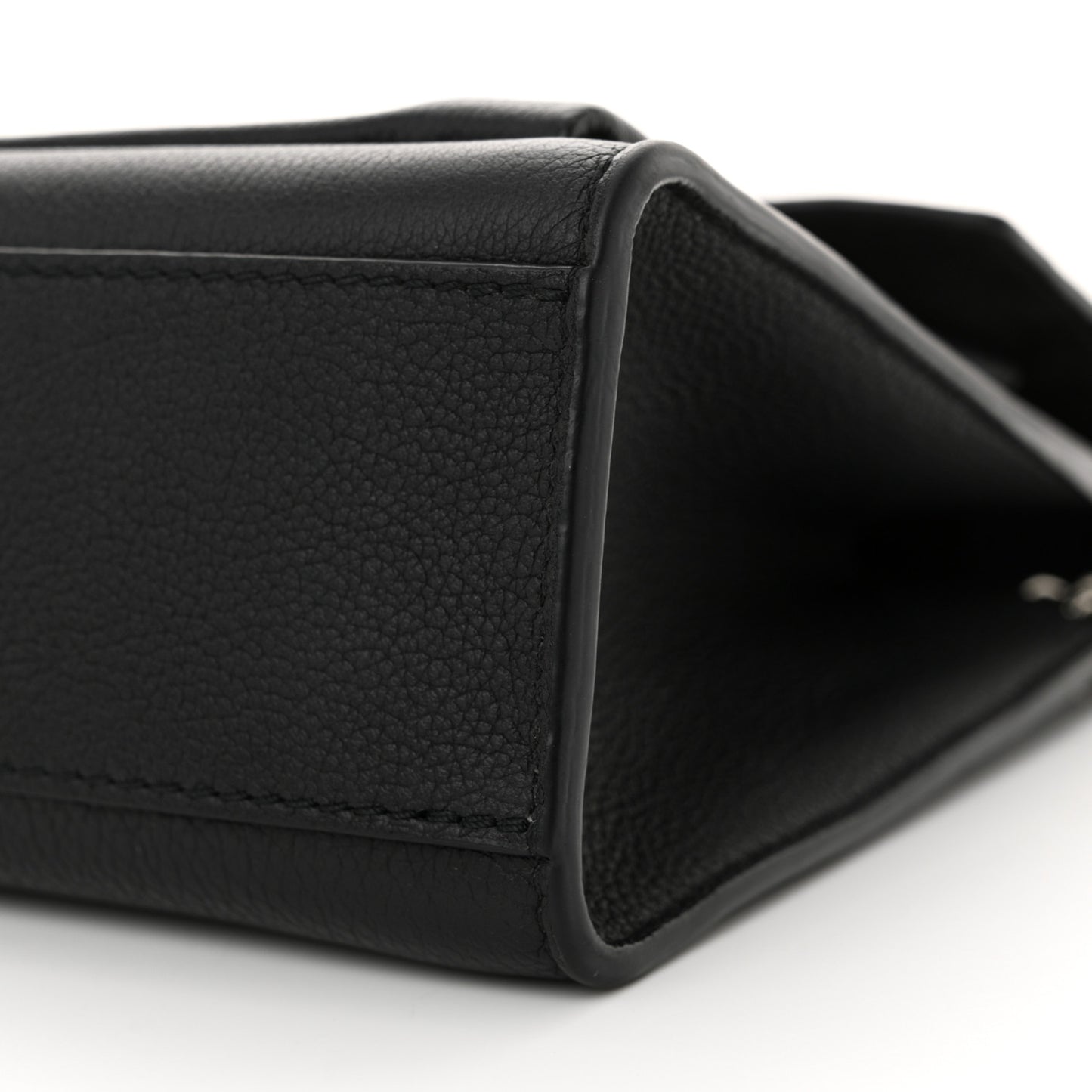 Soft Calfskin My Lockme Chain Bag BB Black