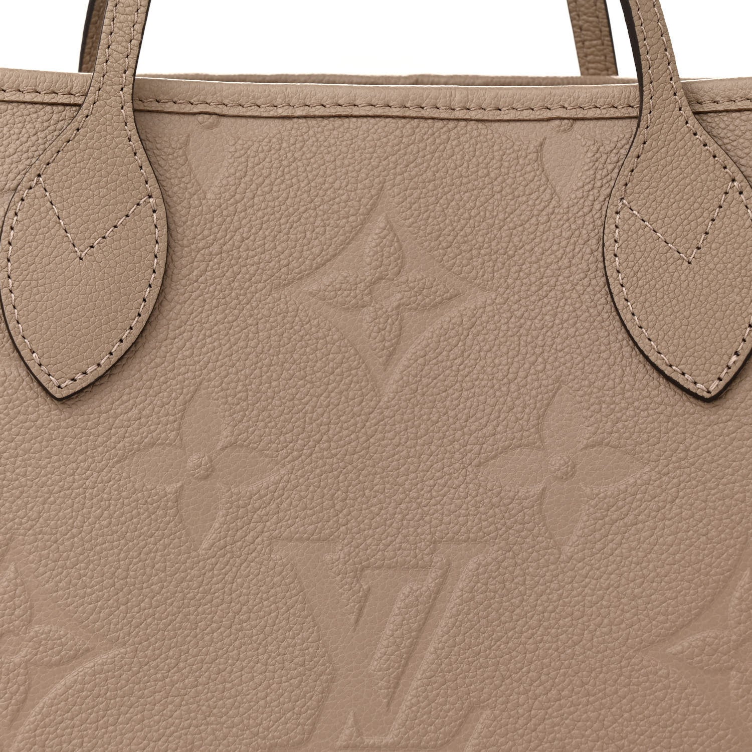Louis Vuitton Empreinte Monogram Giant Neverfull MM Tourterelle 8 of 10