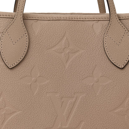 Louis Vuitton Empreinte Monogram Giant Neverfull MM Tourterelle 8 of 10