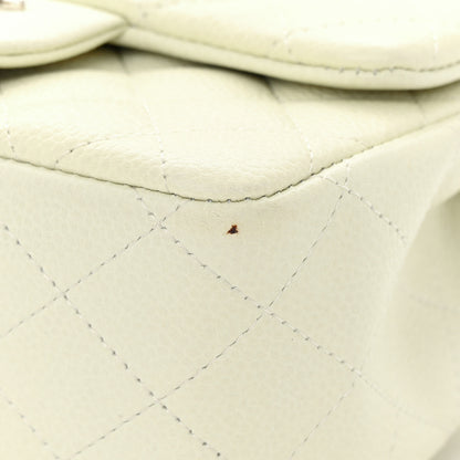 Chanel Caviar Quilted Mini Square Flap Dark White 12 of 12