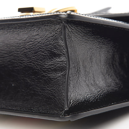 Gucci Velvet GG Monogram Mini Sylvie Top Handle Bag Black 10 of 10