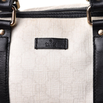 Gucci GG Plus Monogram Medium Joy Boston White Black 8 of 19