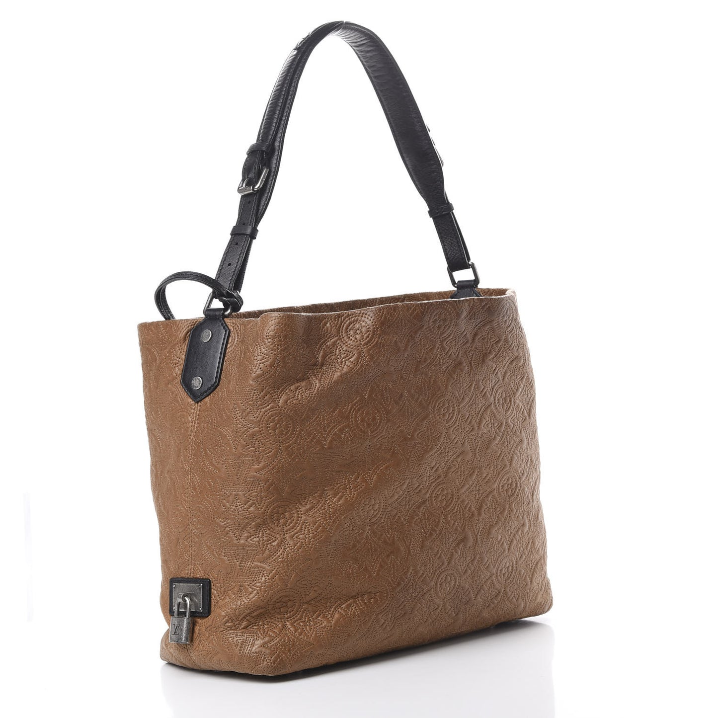 Lambskin Antheia Hobo PM Caramel
