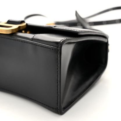 Balenciaga Shiny Box Calfskin Hourglass Top Handle Bag XS Black 9 of 9