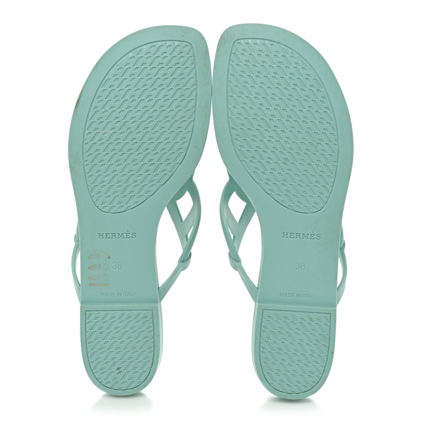 Rubber Womens Egerie Sandals 38 Vert Embrun