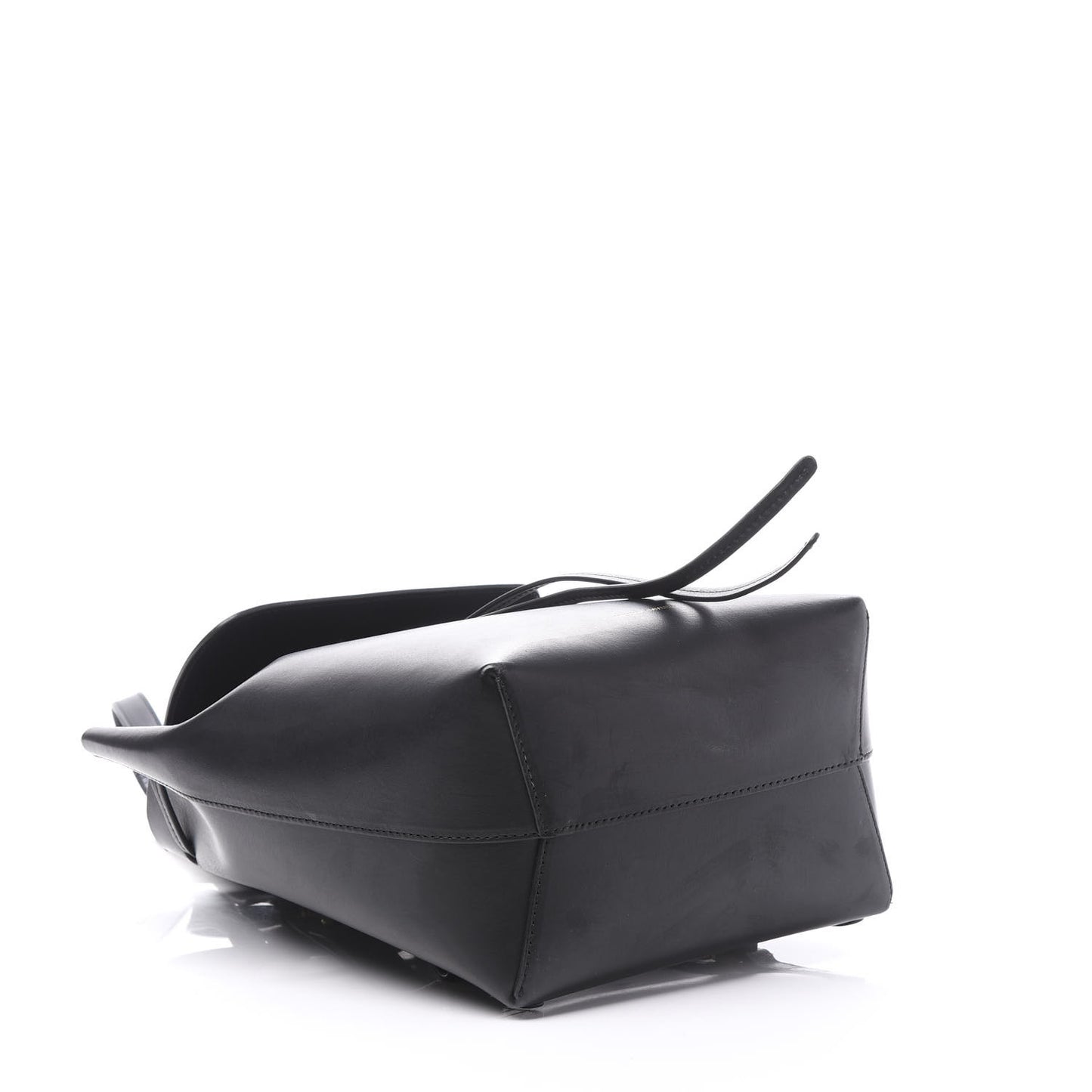Calfskin Mini Backpack Bag Black Flamma